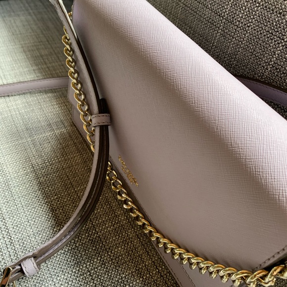 KATE SPADE CAMERON CHAIN LAVENDER CROSSBODY CLUTCH - Picture 12 of 15